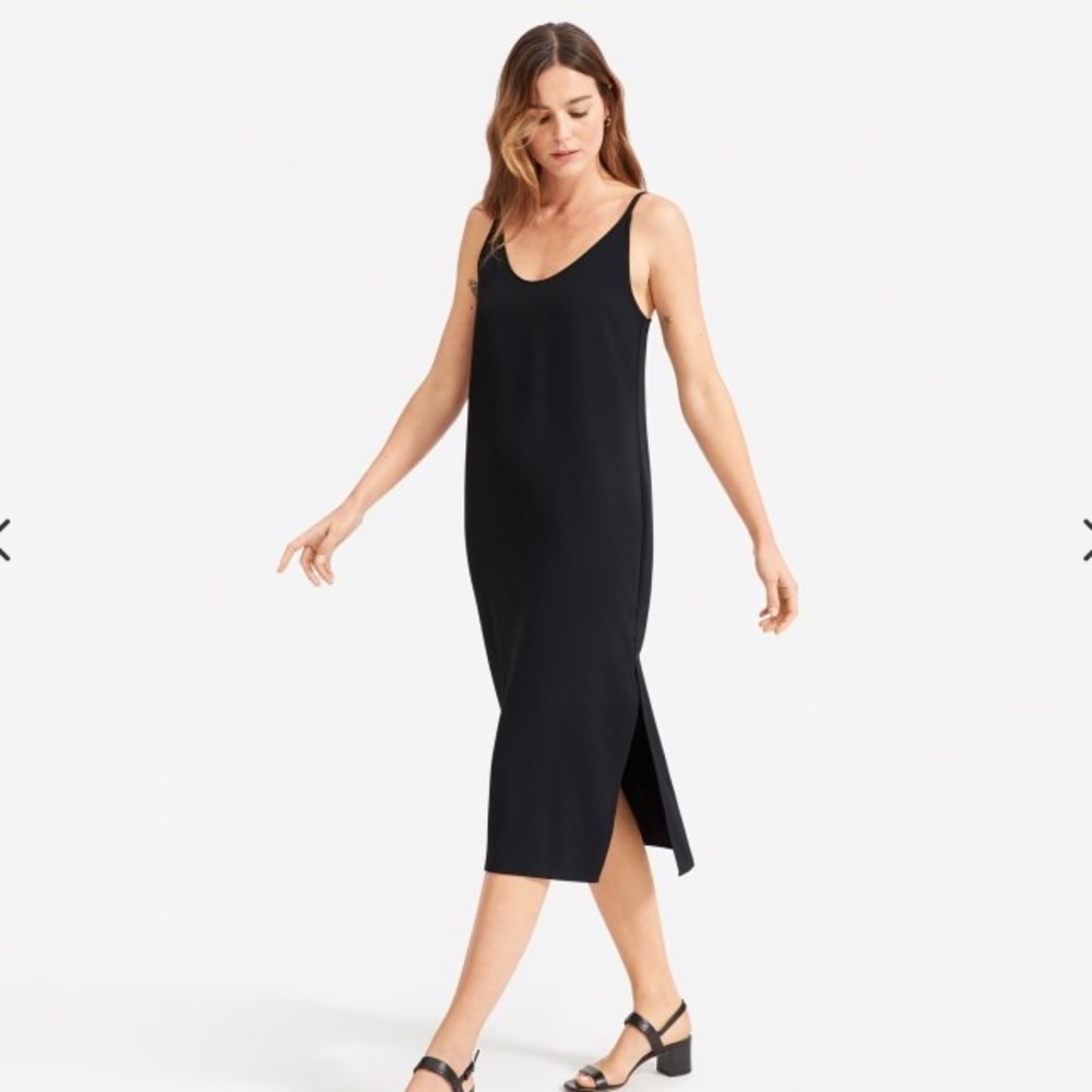 Everlane Japanese GoWeave Long Slip Dress